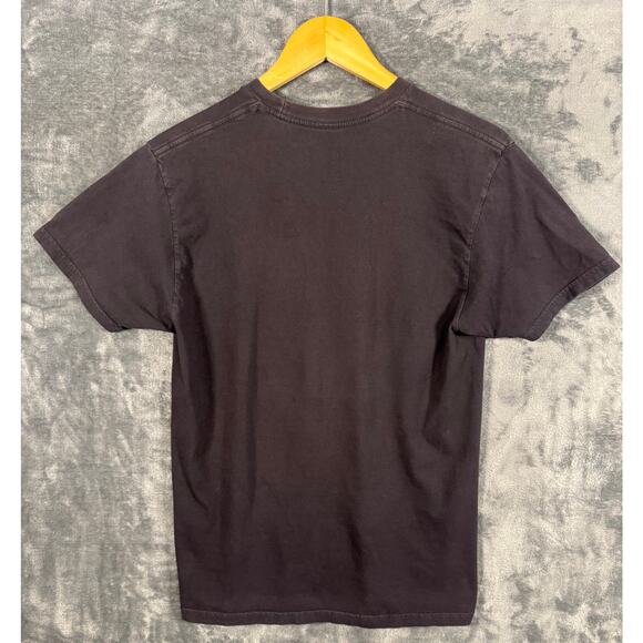 Mitchell & Ness Retro Los Angeles Lakers Graphic Black T-Shirt Men's Medium - Picture 2 of 7
